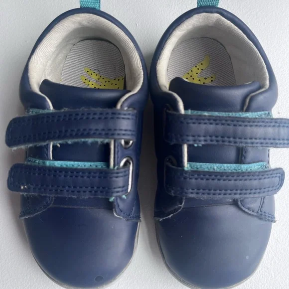 Navy Blue Kids Shoes - Picture 2 of 4